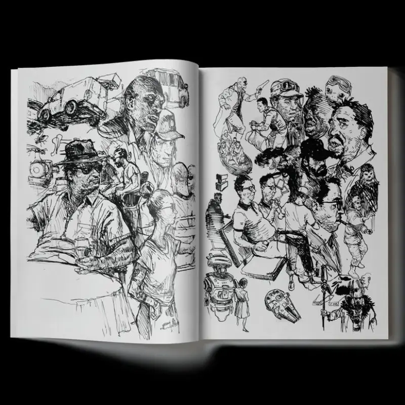 Kim Jung-gi's Latest English Sketchbook Collection 2024 Karl Kopinski - Image 4