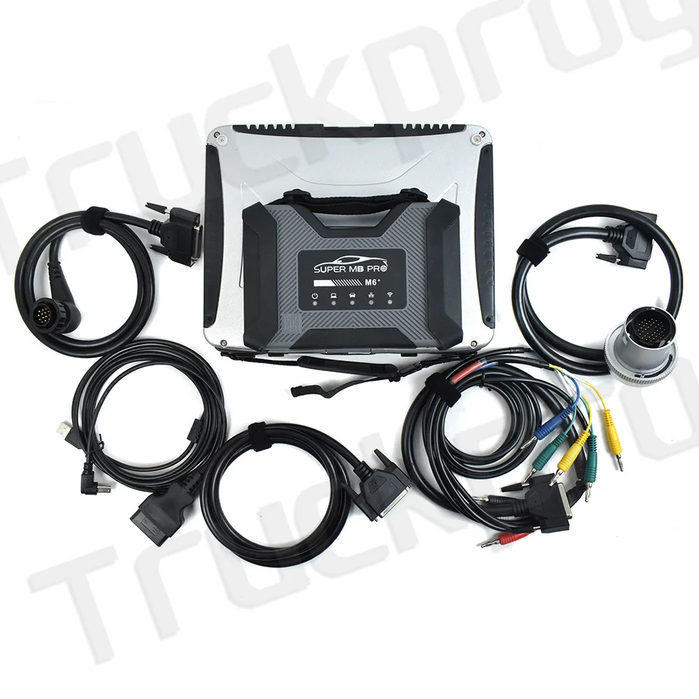 Super Mb Pro M6 Xentry Per Mb Car Truck Diagnosi Scanner Tool Mb Sd C6 Pk Sd C4 C5 Star Scanner Tool + Thoughbook Cf 19 Laptop