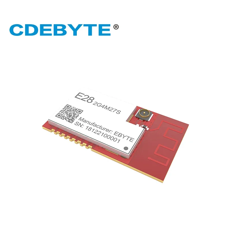 2Pcs EBYTE SX1281 LoRa Module 2.4GHz Wireless Transceiver E28-2G4M27S 27dBm SPI Long Range BLE SMD RF Transmitter Receiver IoT