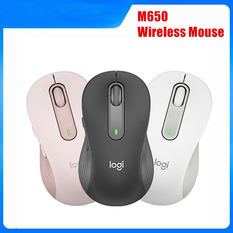 

Logitech M650 M650L Bluetooth Wireless Mouse Silent Clicks Customizable Side Buttons Multi-Device Compatibility Signature Mice