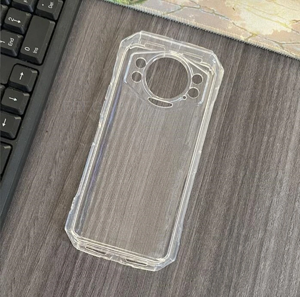 Protective Glass For Doogee S Cyber 6.58" SCyber 2024 Case Silicone Clear Cover For Doogee S Cyber Tempered Glass 4