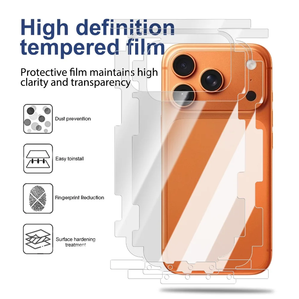 รูปสินค้า ฟิล์มไฮโดรเจลจอเต็ม iPhone พร้อมสติกเกอร์