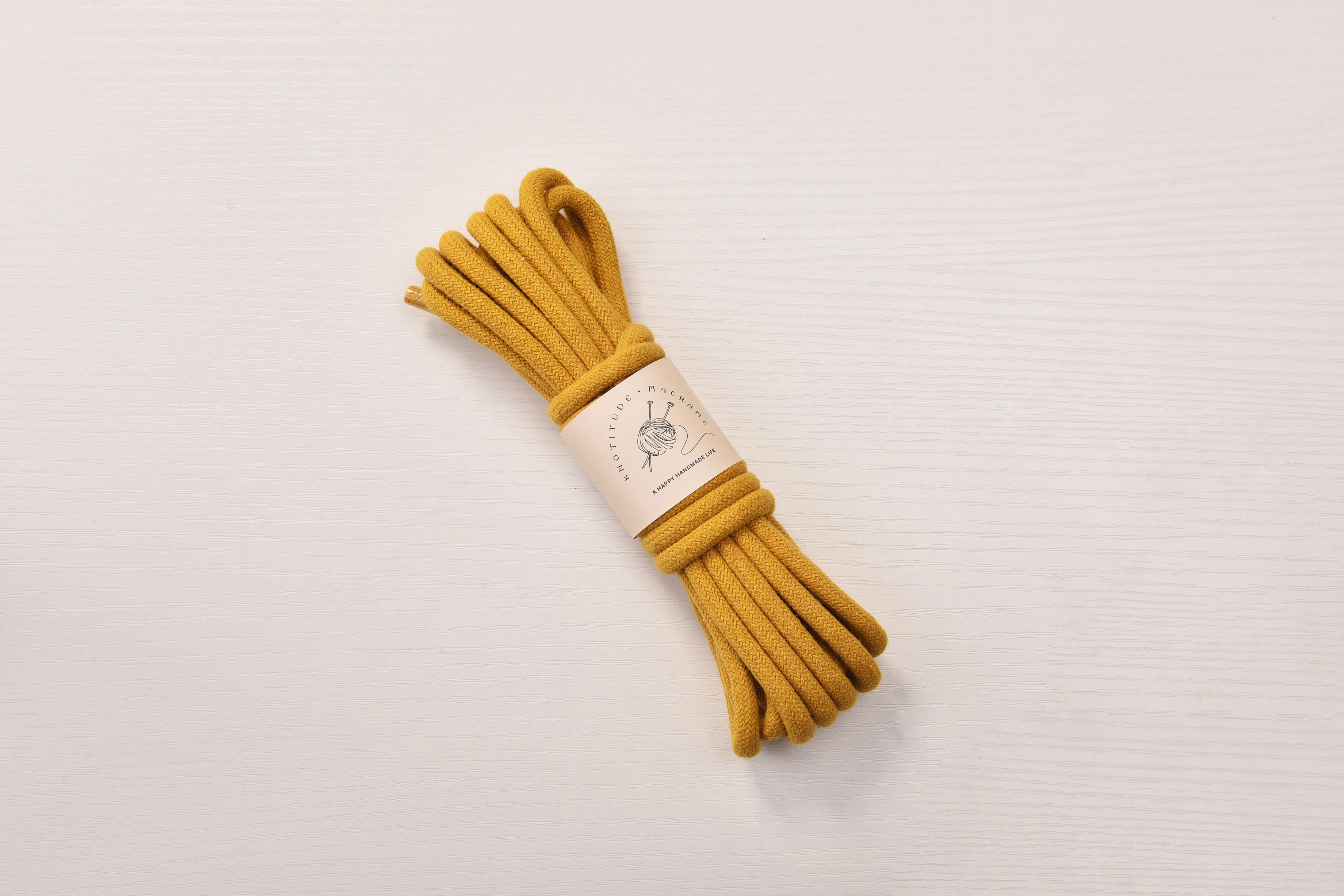 Vibrant 6mm Cotton Braid Cord - 5 Meters