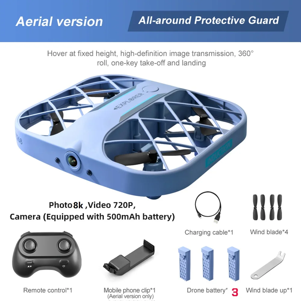 8K 3Battery Blue