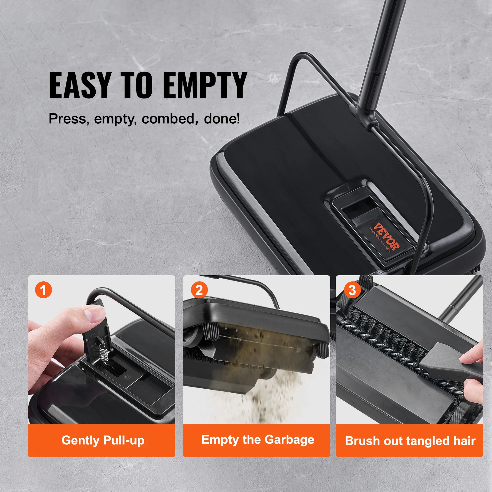 VEVOR Manual Carpet Sweeper 4