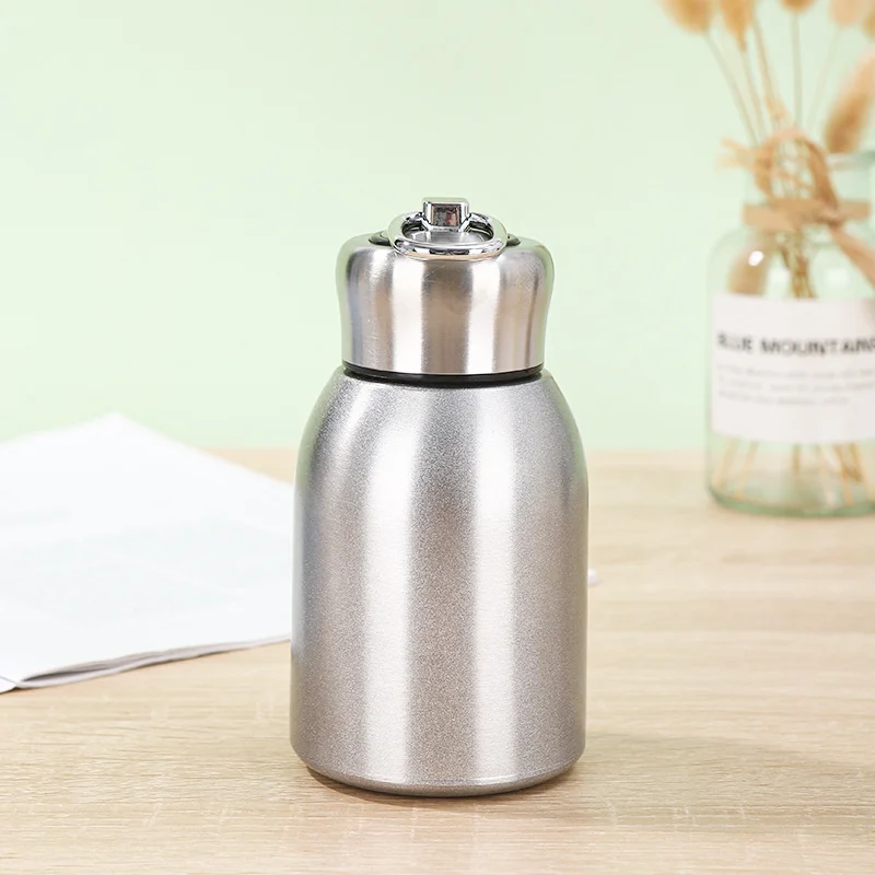 Compact 300ml Stainless Steel Insulated Travel Mug for Hot and Cold Beverages