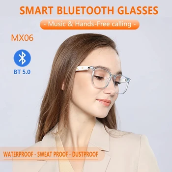 MX06 Smart Bluetooth 5.0 SunGlasses Headphones with Speaker Wireless Audio Touch Hands Free Calling Stereo Music Sport Otdoor 1