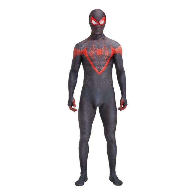 Miles Morales Spiderman Cosplay Costumes for Men Anime Clothes