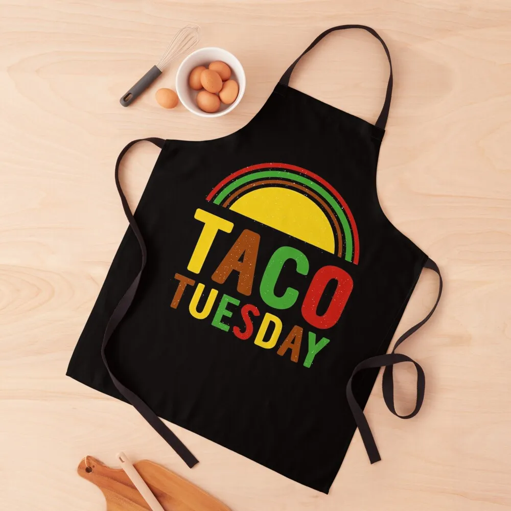

Taco Tuesday Apron Women's Kitchen kitchen utensil painting Kitchen Supplies Apron