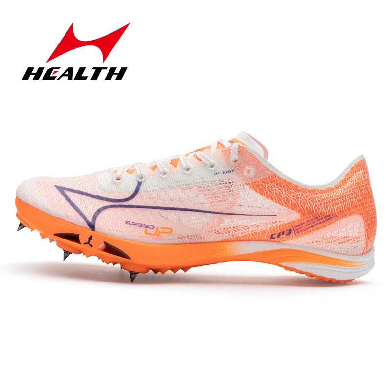 Health Carbon Plate Speed CP3 Spike Sprint Shoes Medium Long Distance Track and Field Competition Professional Running Shoes