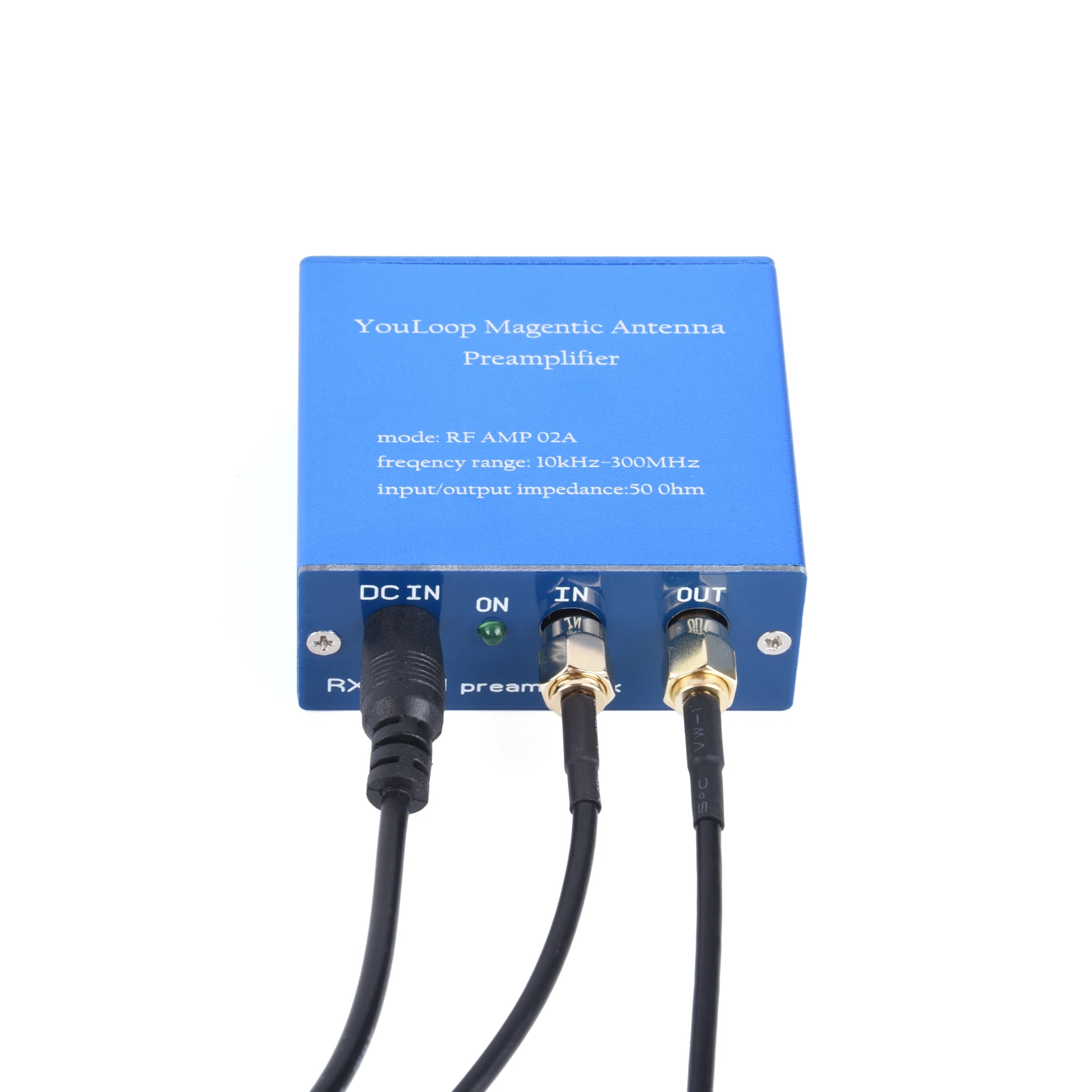 YouLoop 자기 안테나 250mW 패시브 루프-SMA/BNC/3.5MM 오디오 저손실 광대역 튜닝 없음-HF 및 VHF용(최대 300MHz)