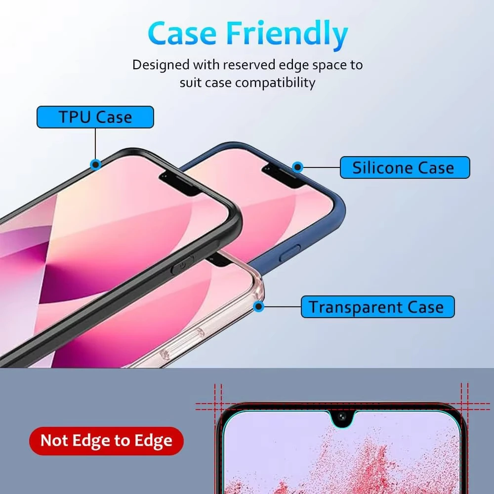 Premium Full Cover HD Screen Protector - Pack of 1-5,