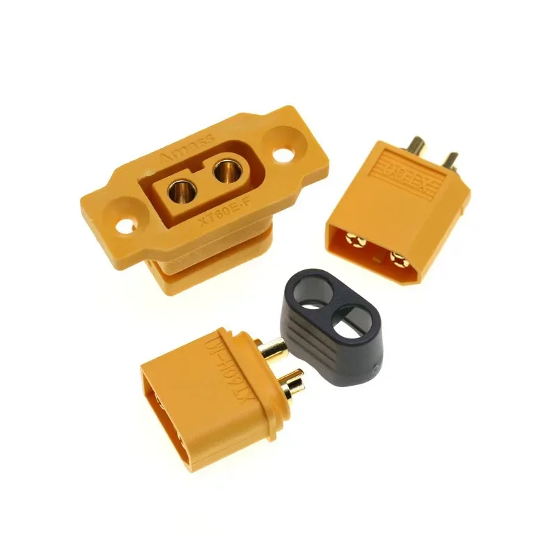 Lot de connecteurs XT60H-M pour batteries RC, haute qualité, avec câbles.
