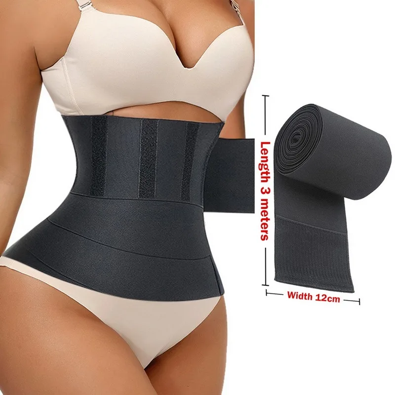 best shapewear for women Bandage Wrap Waist Trainer Shaperwear Belt Women Slimming Tummy Belt Snatch Me Up Corset body shaper Stretch Bands waist trainer spanx underwear Shapewear