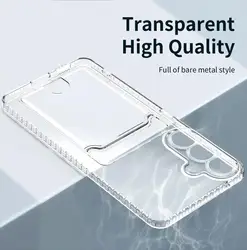 Clear Card Slot Holder Phone Case Shell - - Samsung S26Edge (Clear)