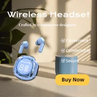 Transparent Shell Bluetooth Earphones Wireless In-Ear Headphones with Microphone for Sports And Running Headphones Game - Image 2