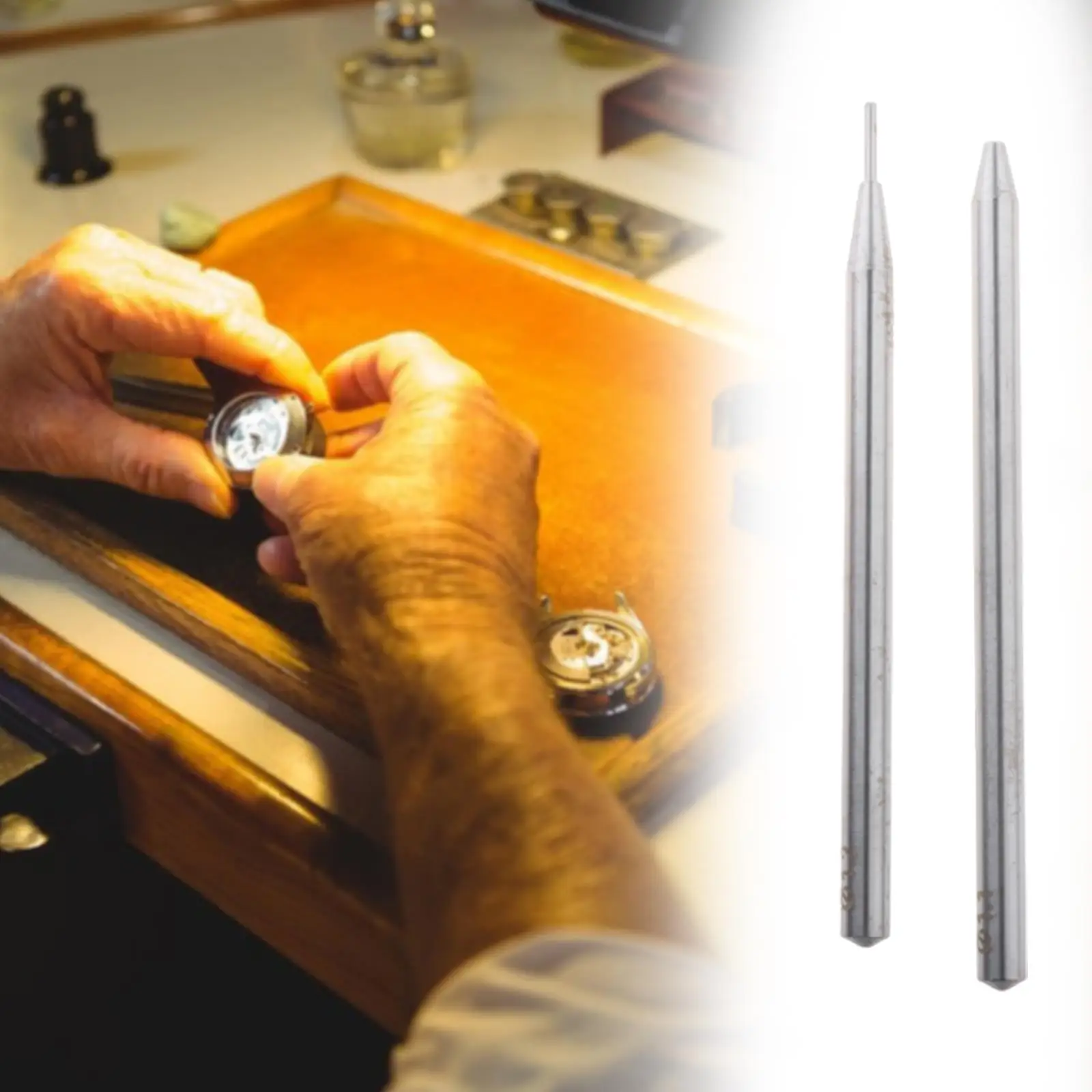 Watchmaker Pin Set Precision Watchmaker Staking Punch Set Steel Pin Tool for Watch ...