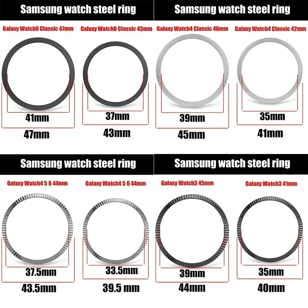 Premium Metal Bezel Cover Ring Bumper with Adhesive