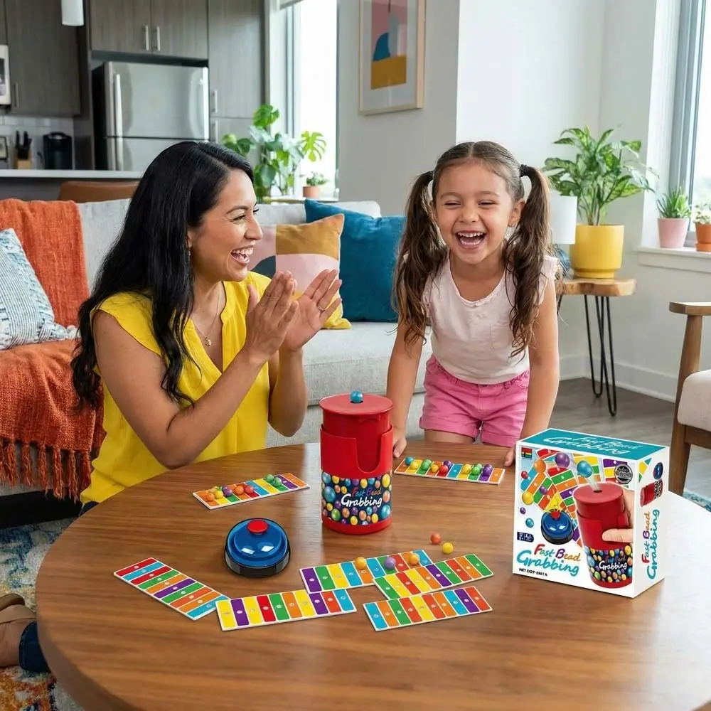 Exciting Bead Grabbing Board Game - Fast-Paced Color Match Strategy