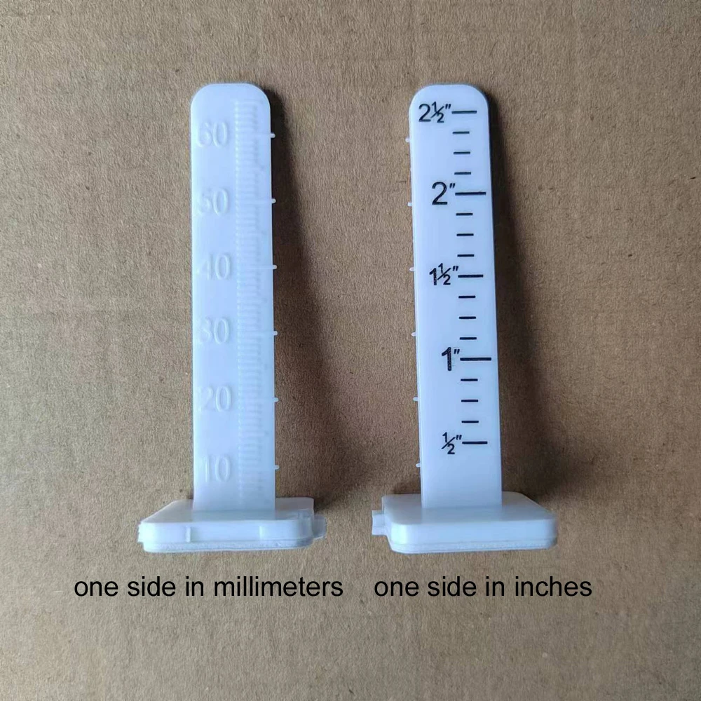 50 Stück Bodenniveau-Pegel 60mm - Selbstklebende Nivellierstifte Für Beton Und Estrich