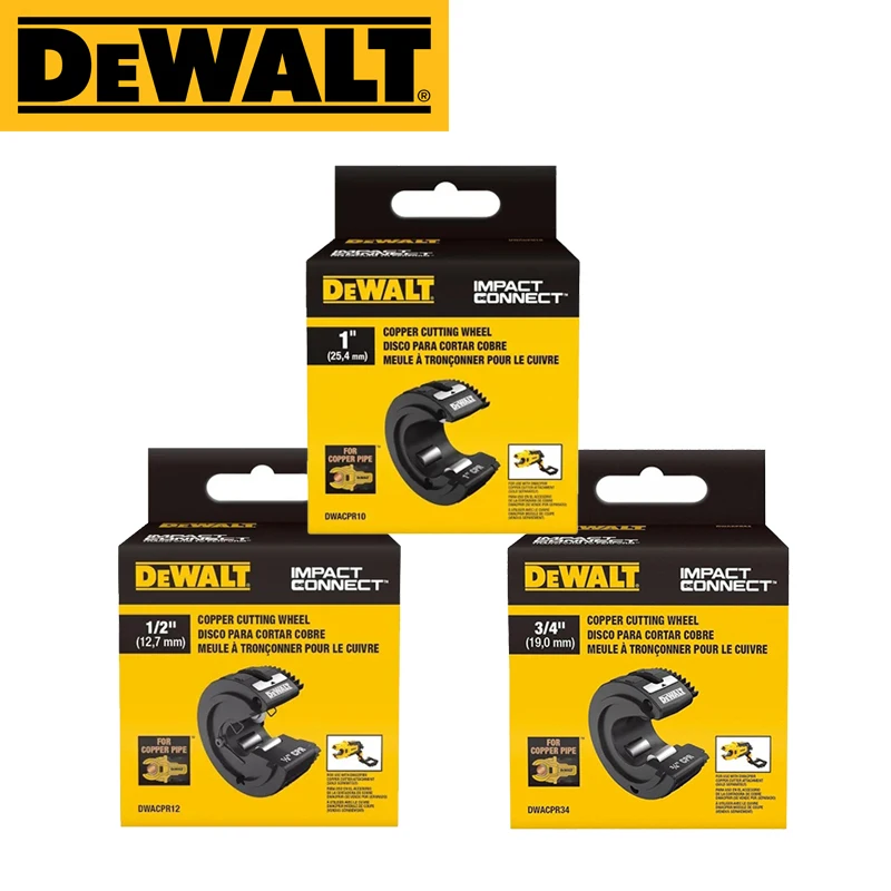 DEWALTCopperPipeCuttingWheelDWACPR10DWACPR12DWACPR34Impact