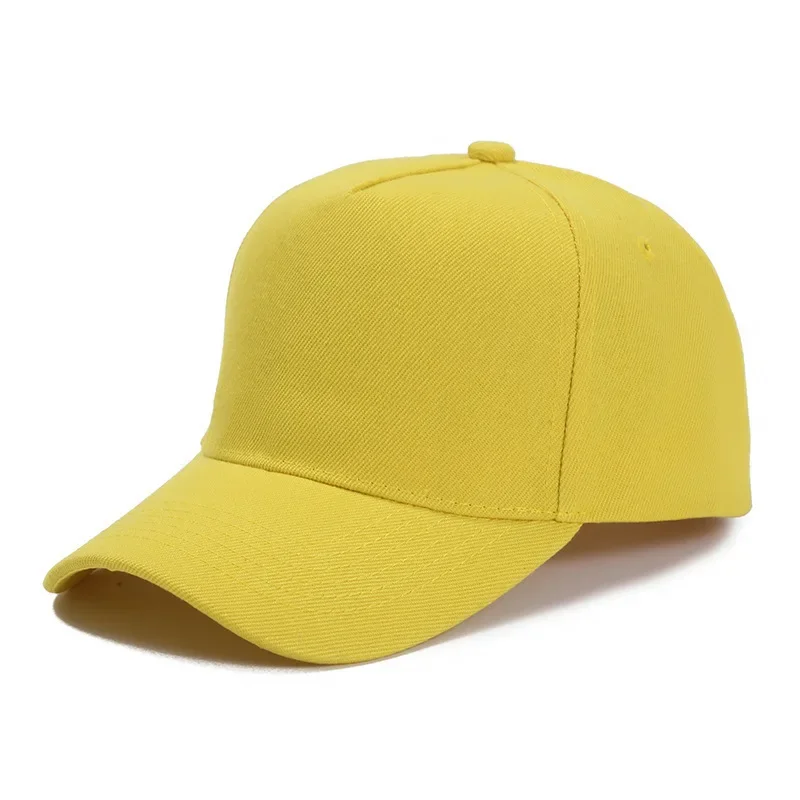 Unisex Cap Casual Plain Baseball Cap Adjustable Snapback Hats For Women Men Hip Hop Cap Street Dad Hat Solid Color 2