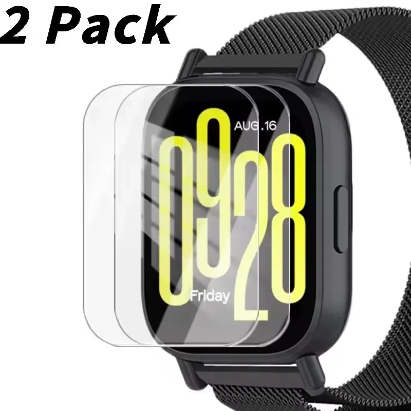 Premium Tempered Glass Screen Protector for Smartwatch - 9H Hardness, HD Clear, Anti-Scratch Protective Film