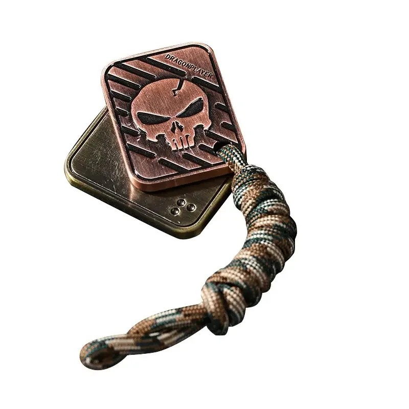 String version push card snap coin Fidget toy for adults, metal magnetic Fidget slider, Cliker coin EDC stress relief toy