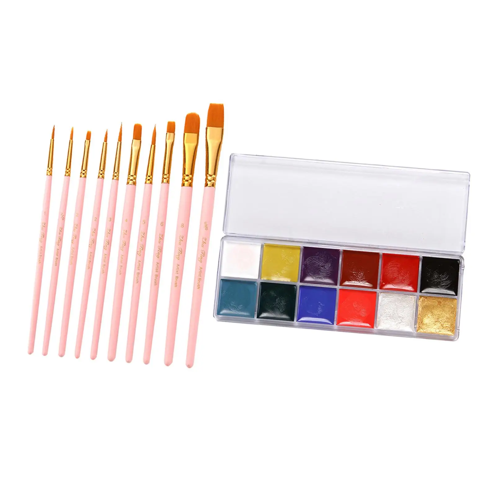 

Portable Face Body Paint Washable Makeup Tool for Theater Festivals Children
