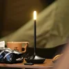 Candlelight Table Lamp Candle LED Charging Restaurant Bar Desktop Decoration Atmosphere Touch Night Light  Lámparas De Mesa 2