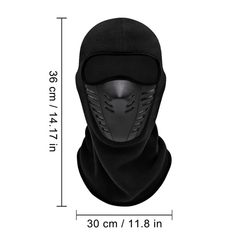Motorcycle Mask Fleece Thermal Face Mask Keep Warm Riding Balaclava Biker Winter 6