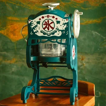 Shaved ice machine snowflake continuous ice machine portable household electric small ice crusher smoothie machine 1