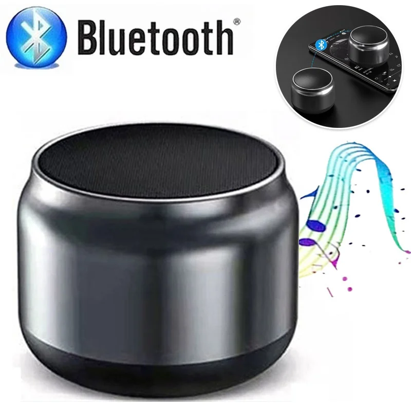 

2023 New Subwoofer Portable Bluetooth Speaker Wireless Loudspeaker 1200mAh Music Player Support TWS Interconnected Clear Stereo