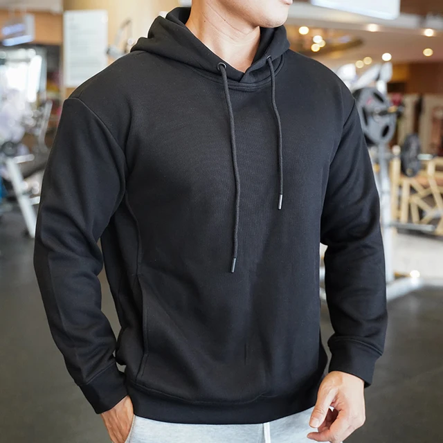 Thick Cotton Men's Sports & Workout Hoodie Men's Fitness Apparel, Men