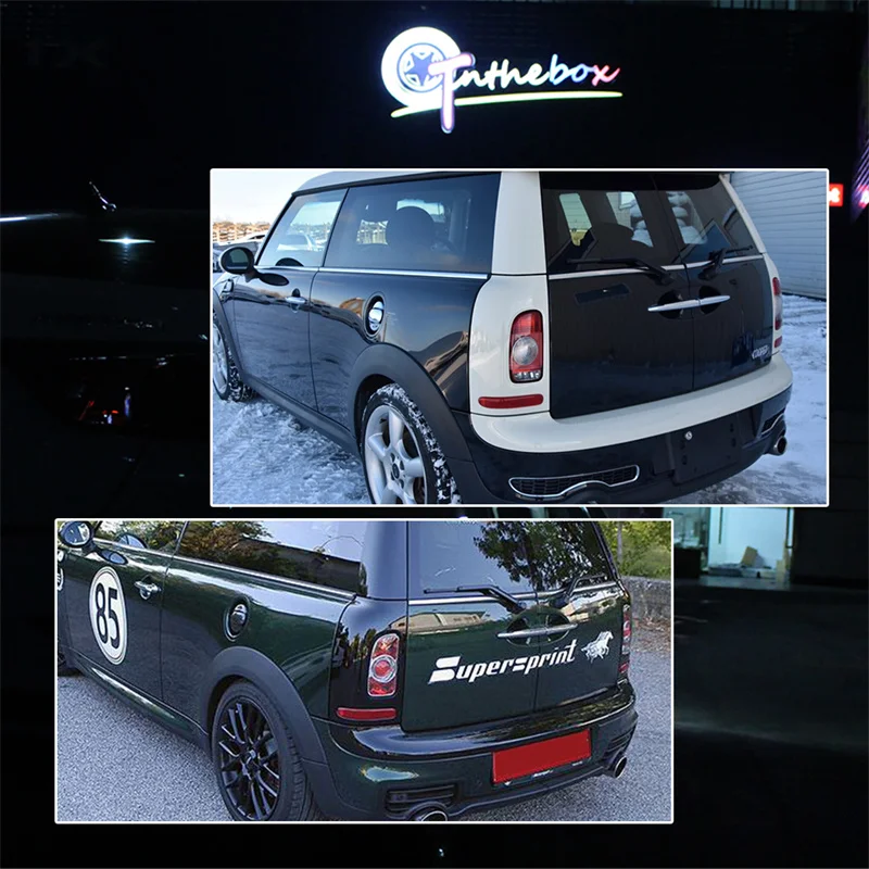 Red Lens Rear Bumper Reflector Lights (Left & Right)