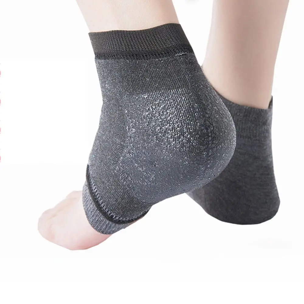 

Prevention Cotton Dead Skin Removal Sock Men Foot Care Tool Silicone Insole Gel Sock Feet Protector Gel Heel Socks