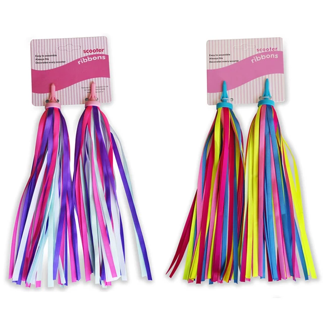 New Bicycle Handlebars Colorful Streamers Children Cycle Bike Balance Scooter Retro Tassels Ribbons Accessories Kids Girls Boy 5
