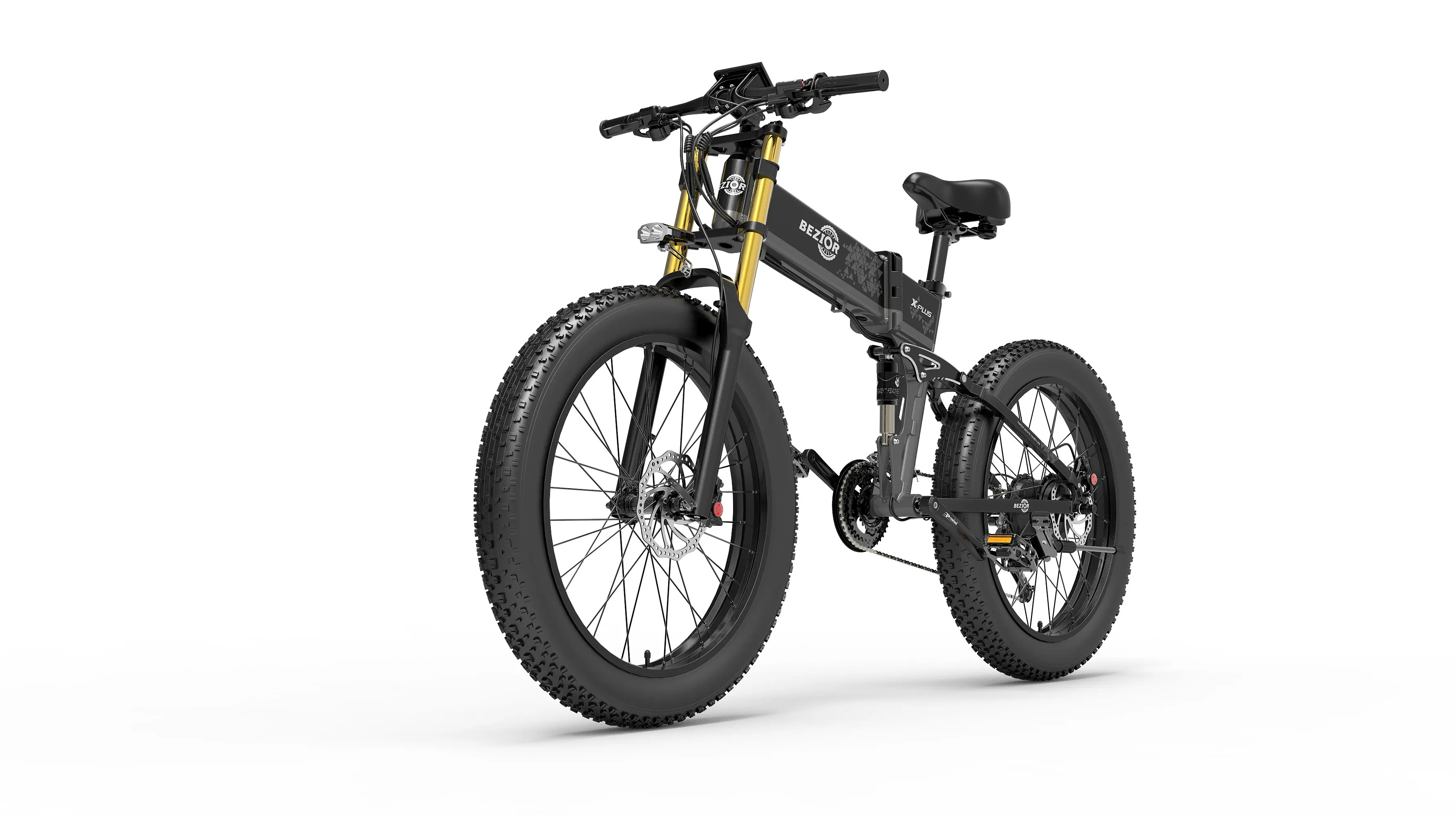 BEZIORXPlusFoldableElectricBicycle26InchWheels48V1500W