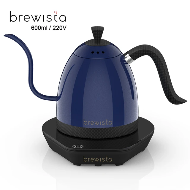 Brewista gooseneck coffee electric kettle stainless steel with temperature  control 800ML - AliExpress