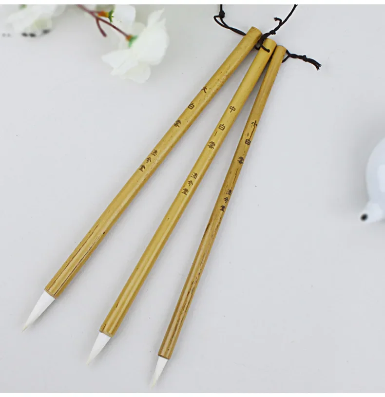 Chinesische Woolen Haar Malerei Pinsel Set Erwachsene Kalligraphie Praxis Pinsel Stift Chinesische Malerei Färbung Pinsel Kalligraphie Pinsel – Detail 7