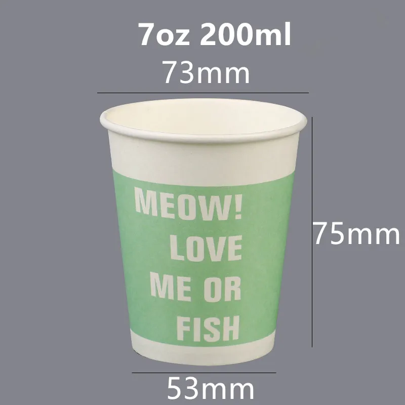 7oz 9oz Food Grade Design Disposable Cups Kids Birthday Party