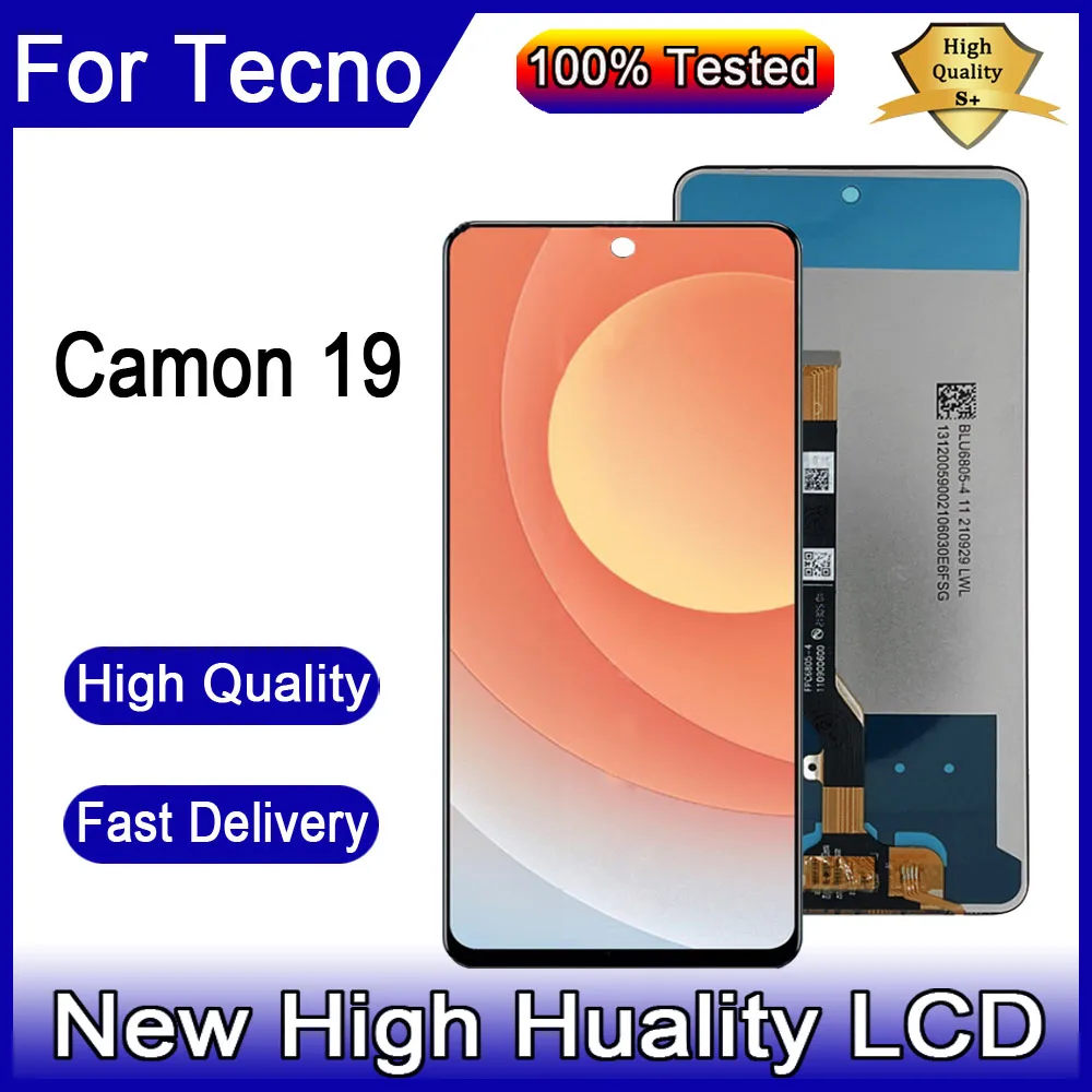 For-Tecno-Camon-19-CI6n-CI6-LCD-Display-Digitizer-Assembly-Screen ...