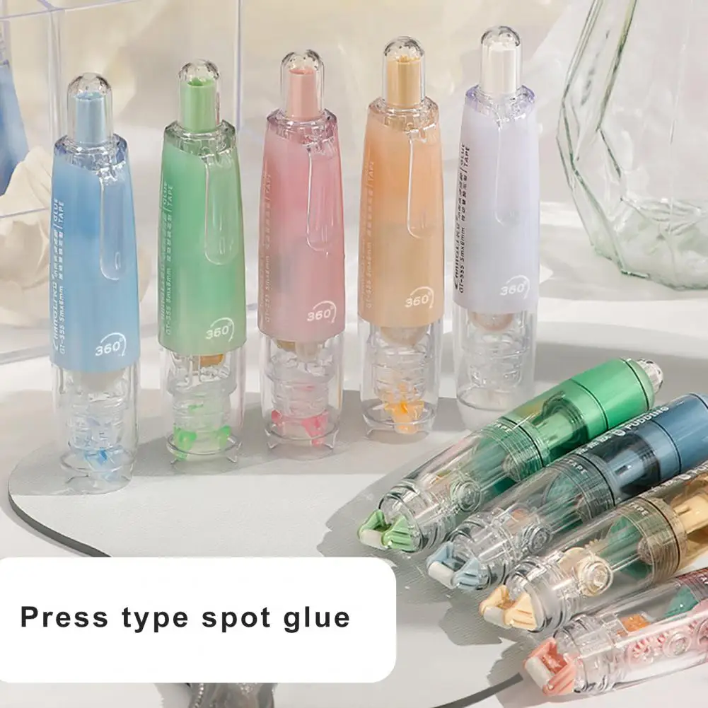 Glue Tape Roller Retractable Double Sided Tape Roller Scrapbooking Adhesive Dispenser DIY Strong Scrapbooking Accessories
