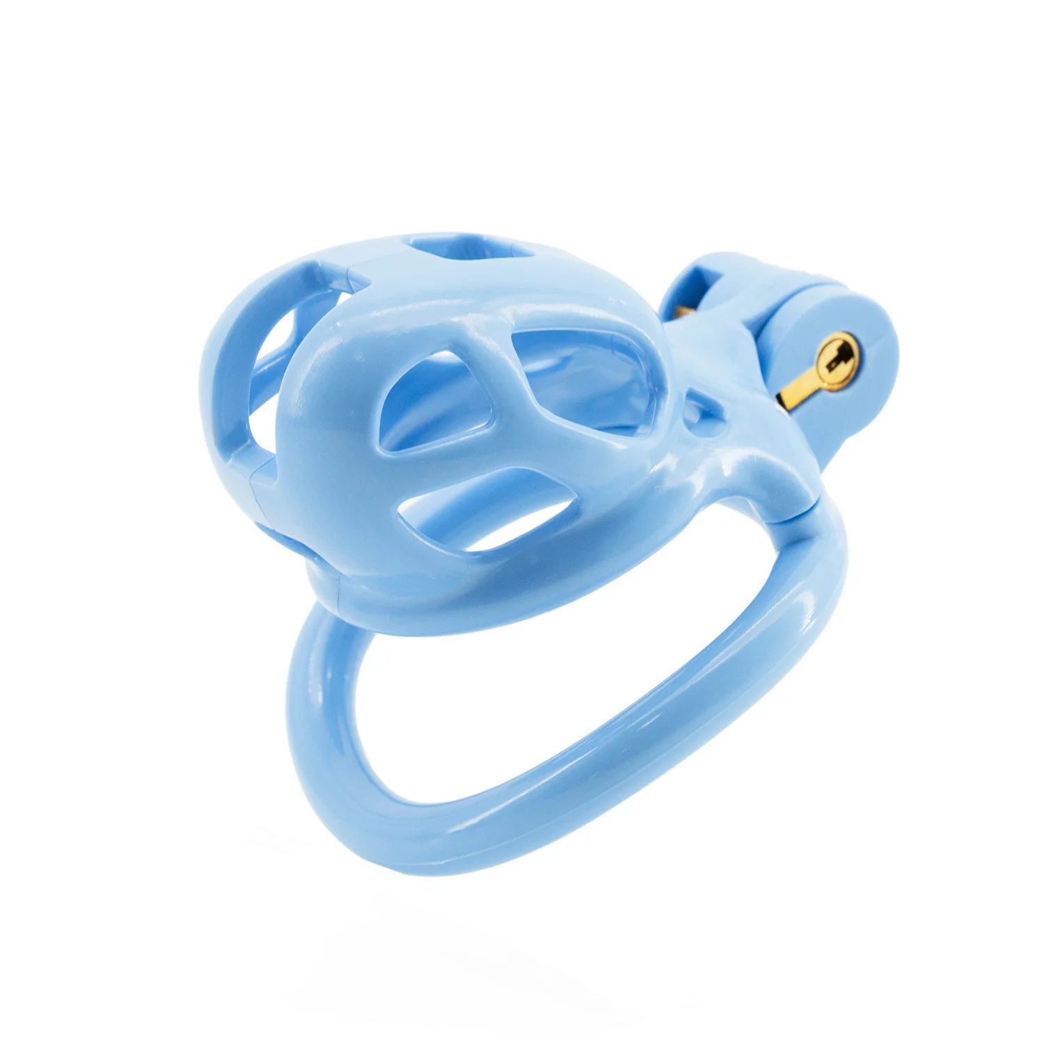 Penis Chastity Cage Chastity Lock Sex Toy Chastity Cage Accessory Male Female Sex Toy Male Chastity Device Colourful Gay Mini Cage With 4 Size Ring