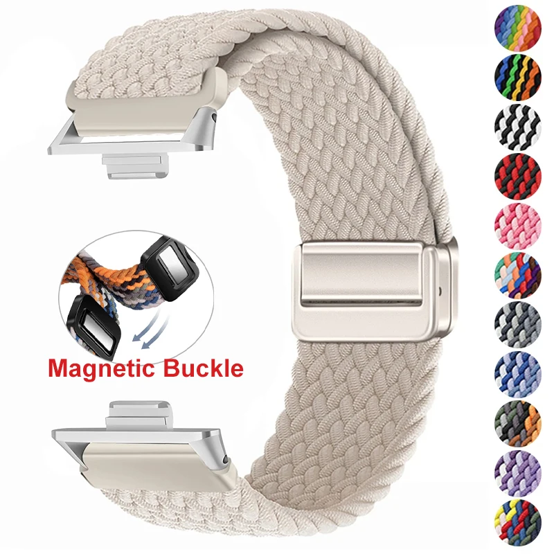 Magnetic Braided Nylon Loop Band - Adjustable Sport Replacement Strap