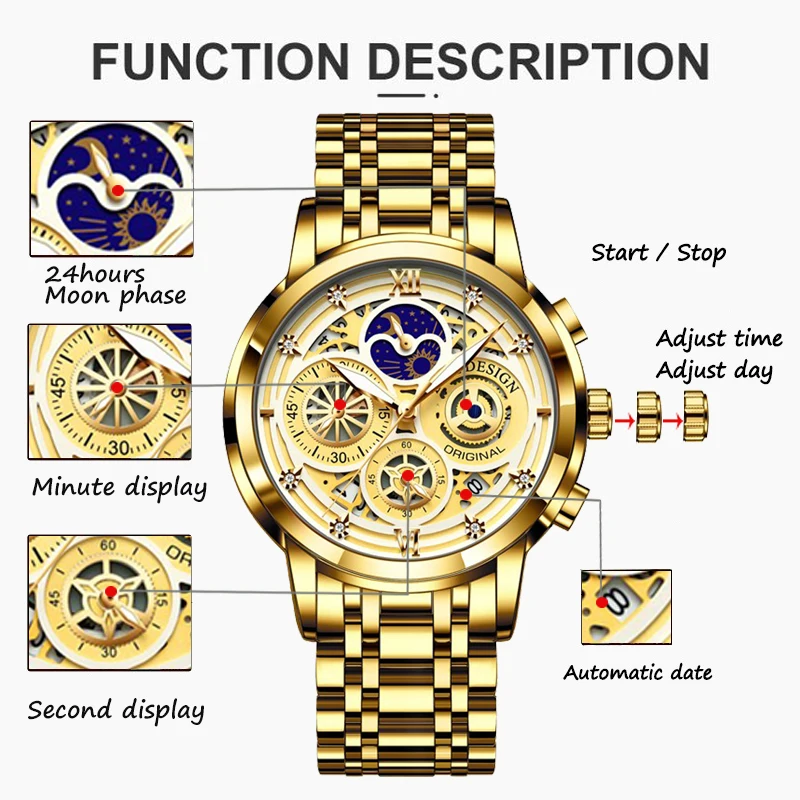 LIGE Luxury Ladies Watch Women Waterproof Golden Steel Strap Women Wrist Watches Top Brand Bracelet Clocks Relogio Feminino+Box