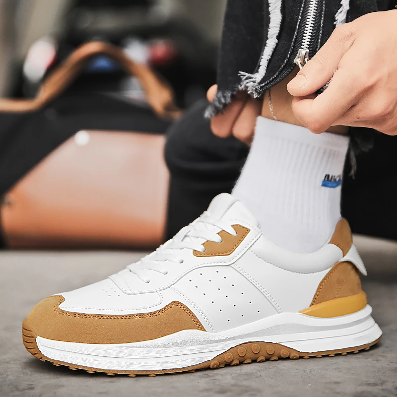 

2023 New Small White Shoes with Thick Soles Men and Lovers Casual Basketball Sneakers Platform Shoes Flat Shoes Zapatos De Mujer