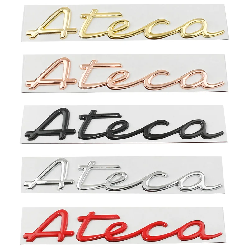 

Car Metal Trunk Letters Word Logo Emblem Badge Decals Sticker For Seat Ateca MK2 KH7 FR Cupra 2017 2018 2019 2020 2021 2022 2023