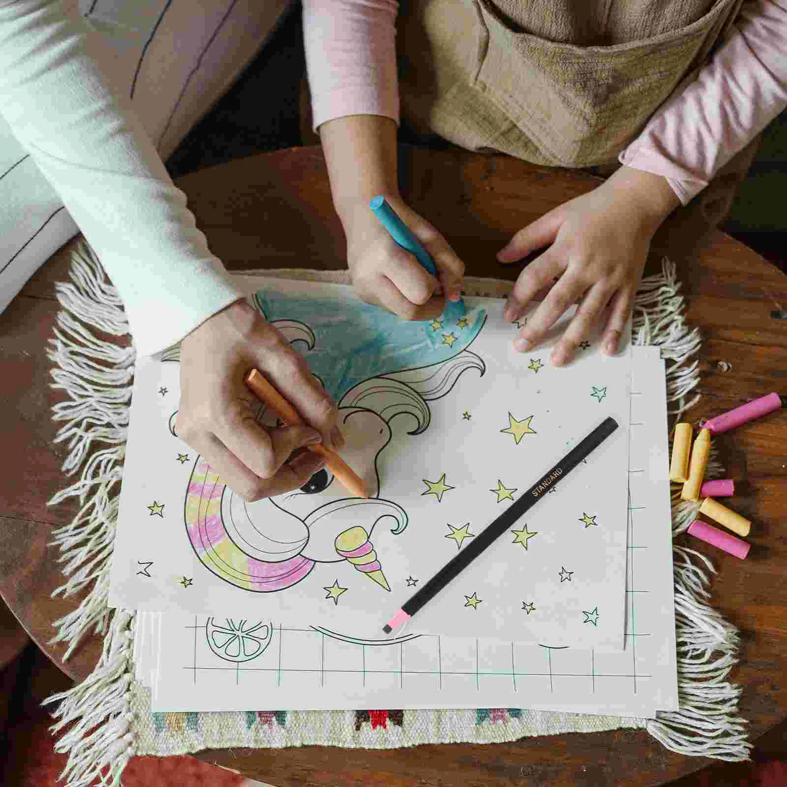 12 Pcs Pull Crayons Pencil Drawing Wax Pens No Cutting Grease China Marker with Sharpener Peel-off Pencils Paper Painting Tools