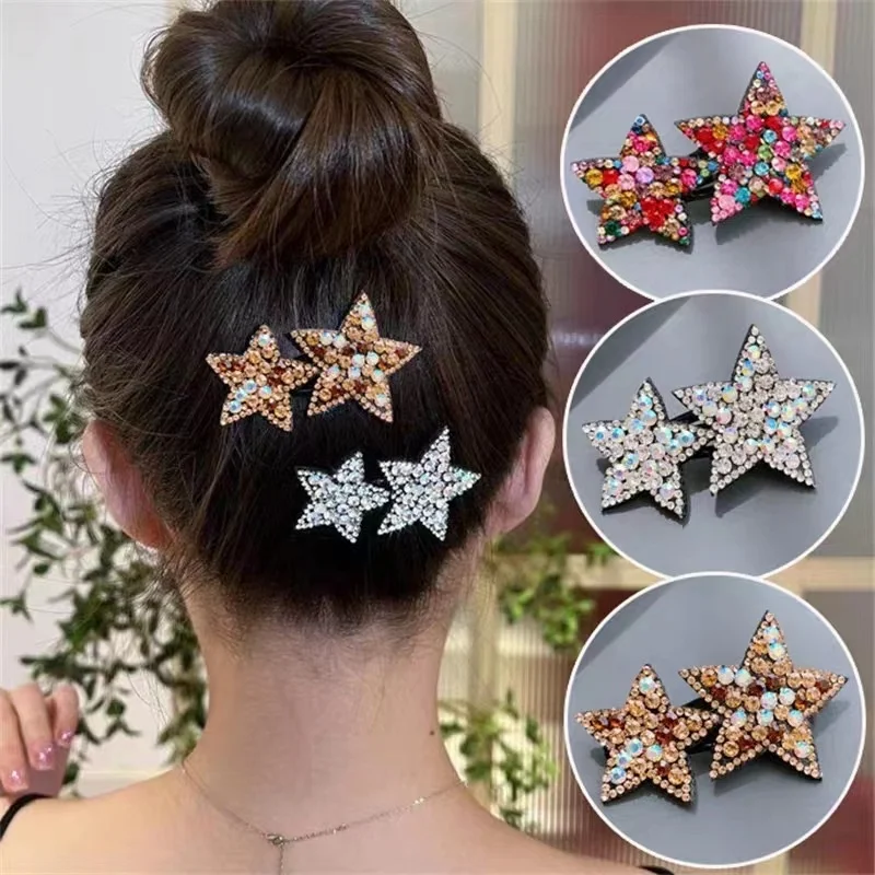 1pc neue süße Prinzessin Pentagramm Mädchen Haarnadeln Kinder Kopf bedeckung schöne Haar griff Haars pangen Haars pangen Haarschmuck